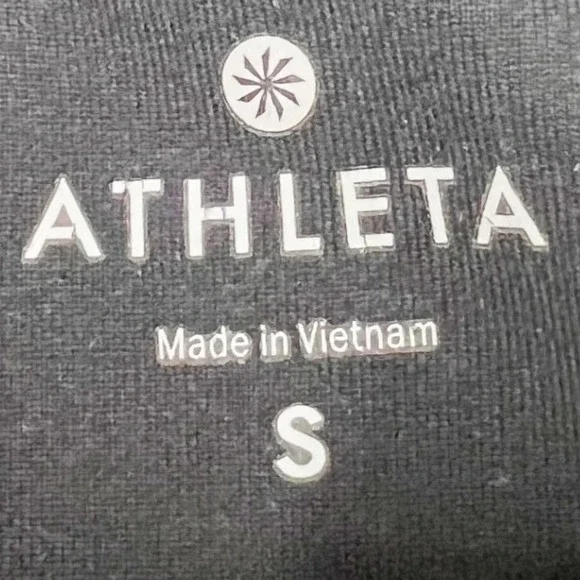 Athleta Womens Black High Waisted Athletic Yoga Stretch Ankle Leggings Size S - Picture 6 of 8